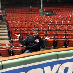 Employee at Fenway park